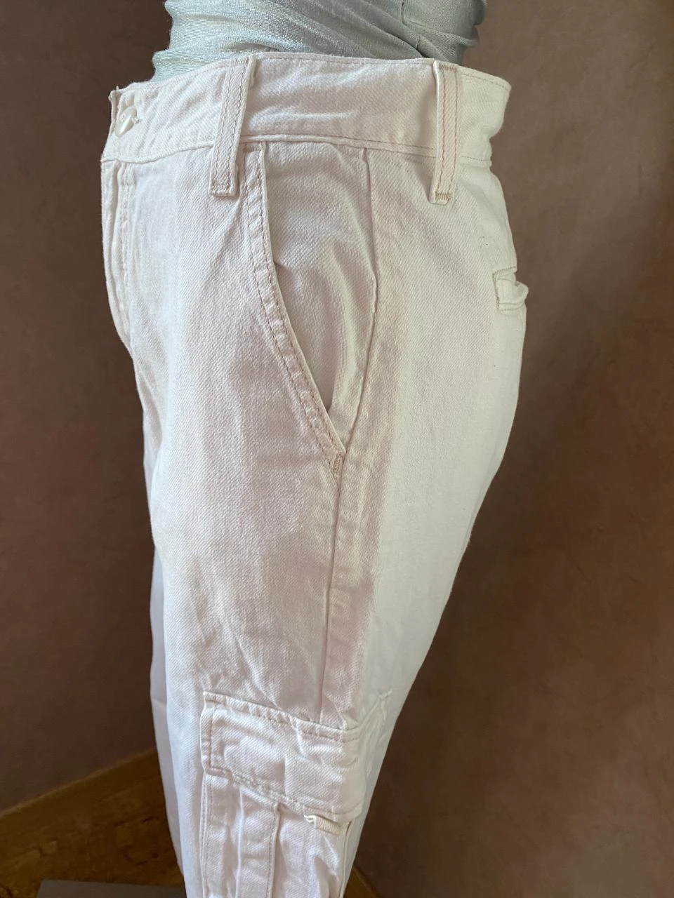 Ecru cargojeans W24 (T34) Levi's Premium – 100% katoen trendy – photo 8